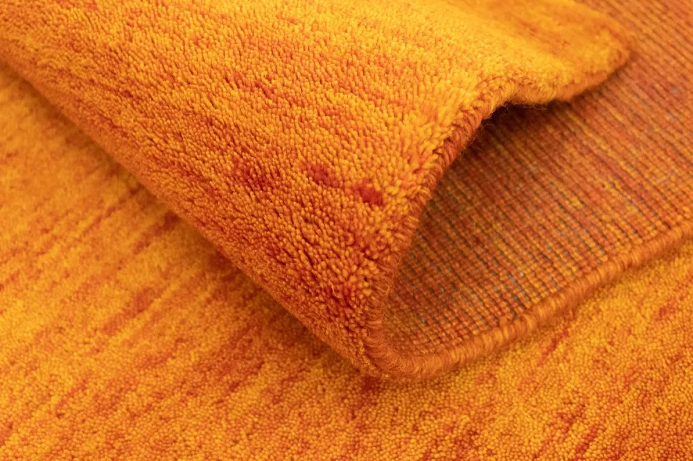 Løper Gabbeh teppe - Indus - 350 x 80 cm - oransje