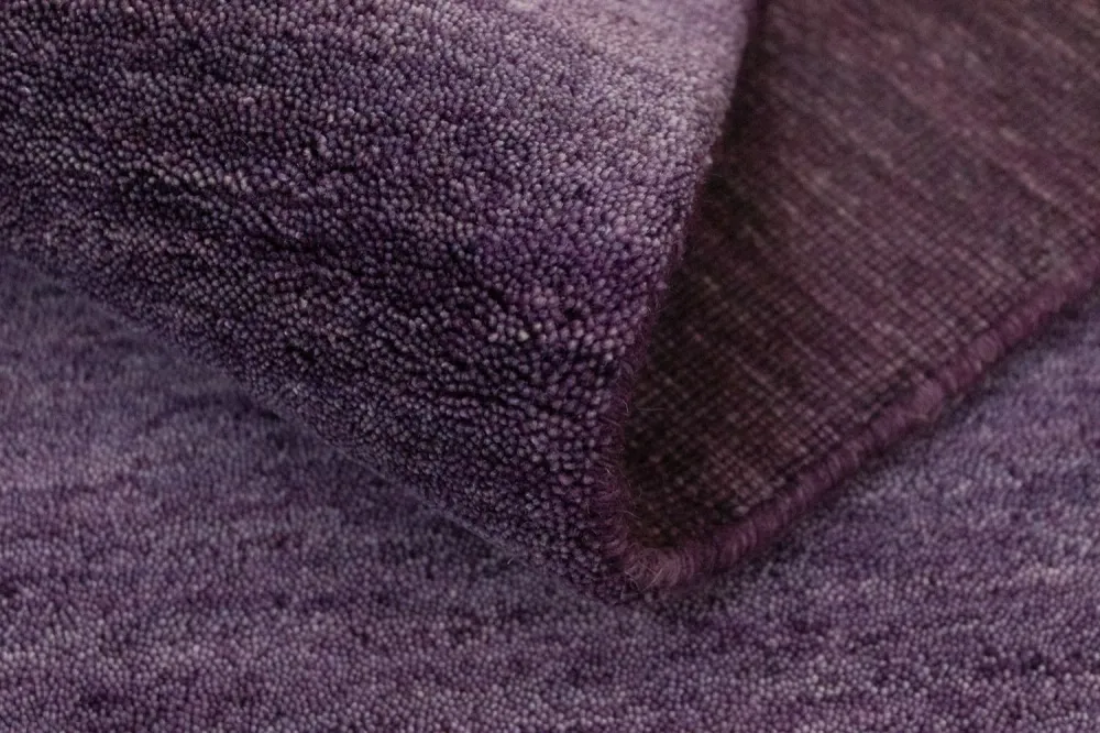 Løper Gabbeh teppe - Indus - 400 x 80 cm - lilla