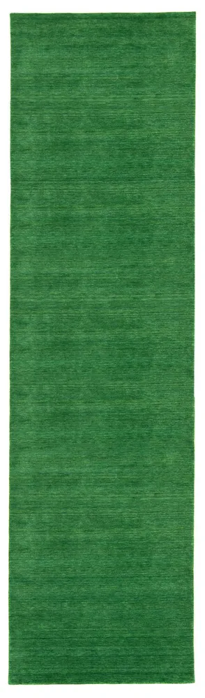 Løper Gabbeh teppe - Indus - 400 x 80 cm - mørkegrønn