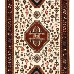 Løper Gabbeh teppe - Kashkuli persisk teppe - 205 x 65 cm - flerfarget
