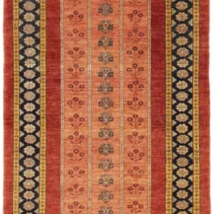 Løper Gabbeh teppe - Kashkuli persisk teppe - 290 x 82 cm - lys rød