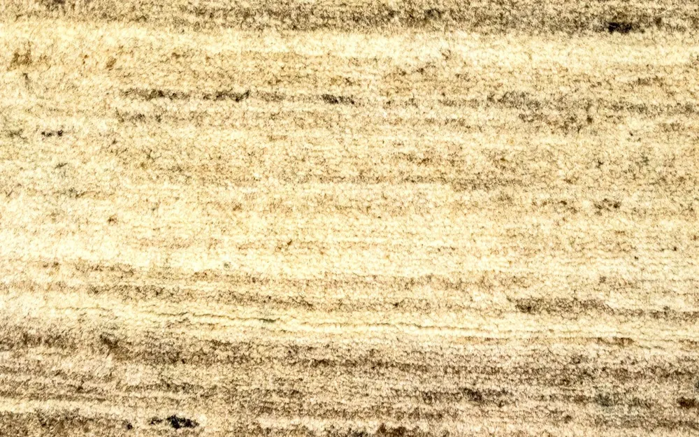 Løper Gabbeh teppe - Loribaft persisk teppe - 440 x 90 cm - natur
