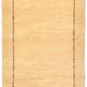 Løper Gabbeh teppe - Loribaft persisk teppe - 199 x 79 cm - natur
