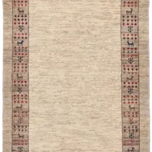 Løper Gabbeh teppe - Loribaft persisk teppe - 176 x 84 cm - sand