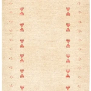 Løper Gabbeh teppe - Loribaft persisk teppe - 201 x 85 cm - beige