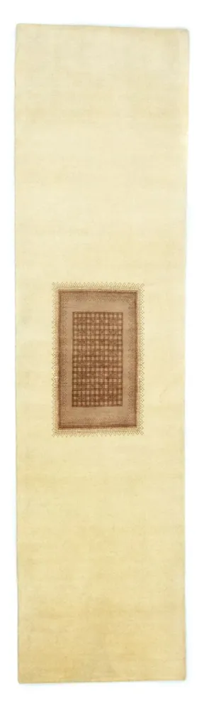 Løper Gabbeh teppe - Loribaft persisk teppe - 271 x 70 cm - beige