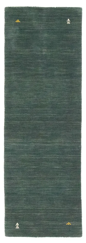 Løper Gabbeh teppe - Softy - 184 x 62 cm - grønn