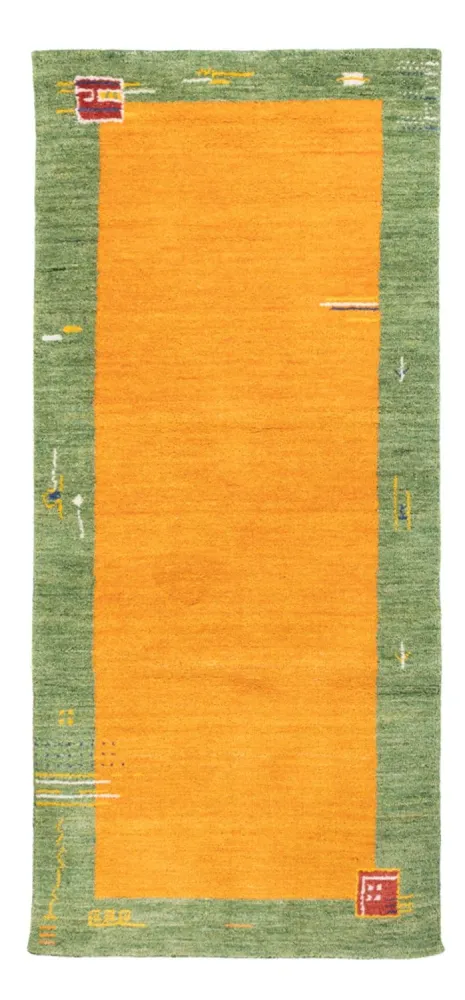 Løper Gabbeh teppe - Softy - 200 x 80 cm - oransje