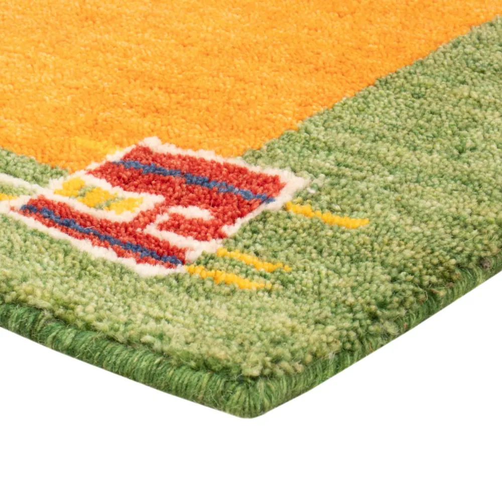 Løper Gabbeh teppe - Softy - 200 x 80 cm - oransje