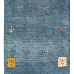 Løper Gabbeh-teppe - persisk - 136 x 52 cm - flerfarget