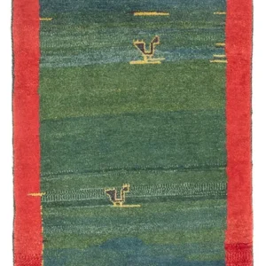 Løper Gabbeh-teppe - persisk - 178 x 82 cm - flerfarget