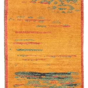 Løper Gabbeh-teppe - persisk - 190 x 68 cm - flerfarget