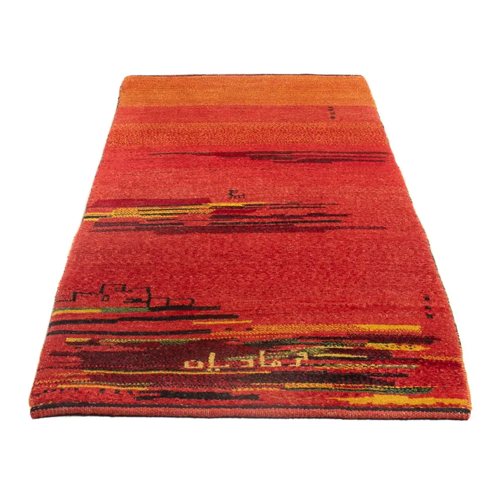 Løper Gabbeh-teppe - persisk - 200 x 83 cm - flerfarget