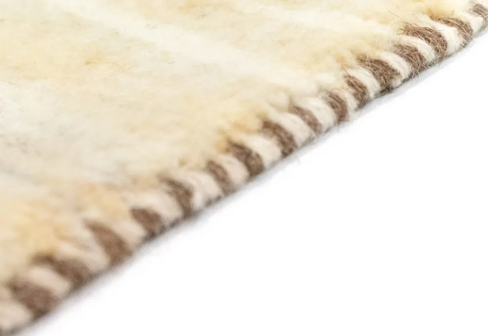 Løper Gabbeh-teppe - persisk - 202 x 75 cm - beige