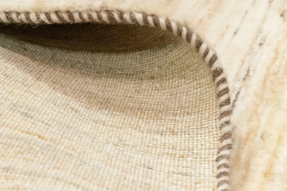 Løper Gabbeh-teppe - persisk - 202 x 75 cm - beige