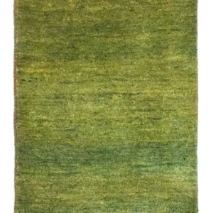 Løper Gabbeh-teppe - persisk - 205 x 66 cm - grønn