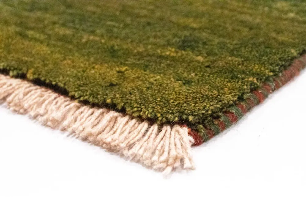 Løper Gabbeh-teppe - persisk - 205 x 66 cm - grønn