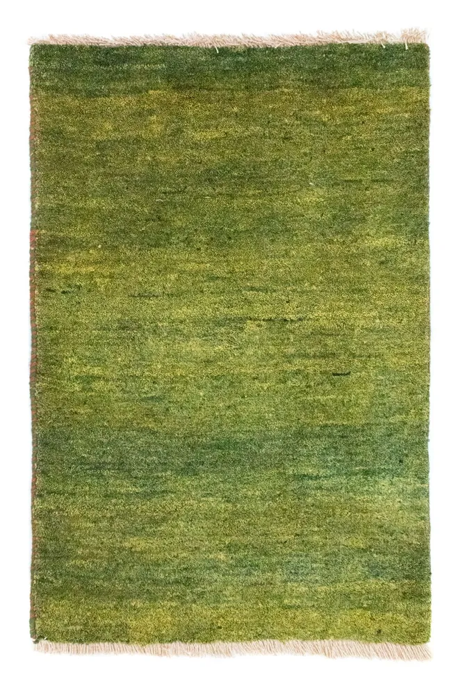 Løper Gabbeh-teppe - persisk - 205 x 66 cm - grønn