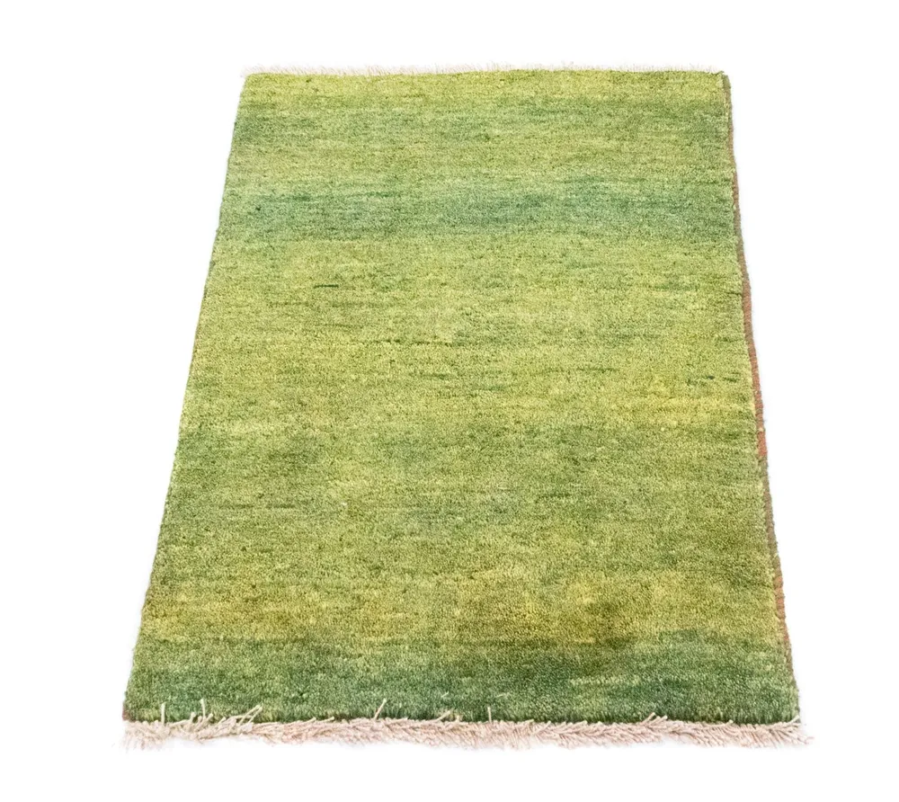 Løper Gabbeh-teppe - persisk - 205 x 66 cm - grønn