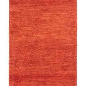 Løper Gabbeh-teppe - persisk - 215 x 72 cm - rød