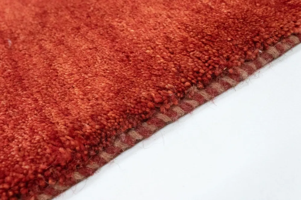 Løper Gabbeh-teppe - persisk - 215 x 72 cm - rød
