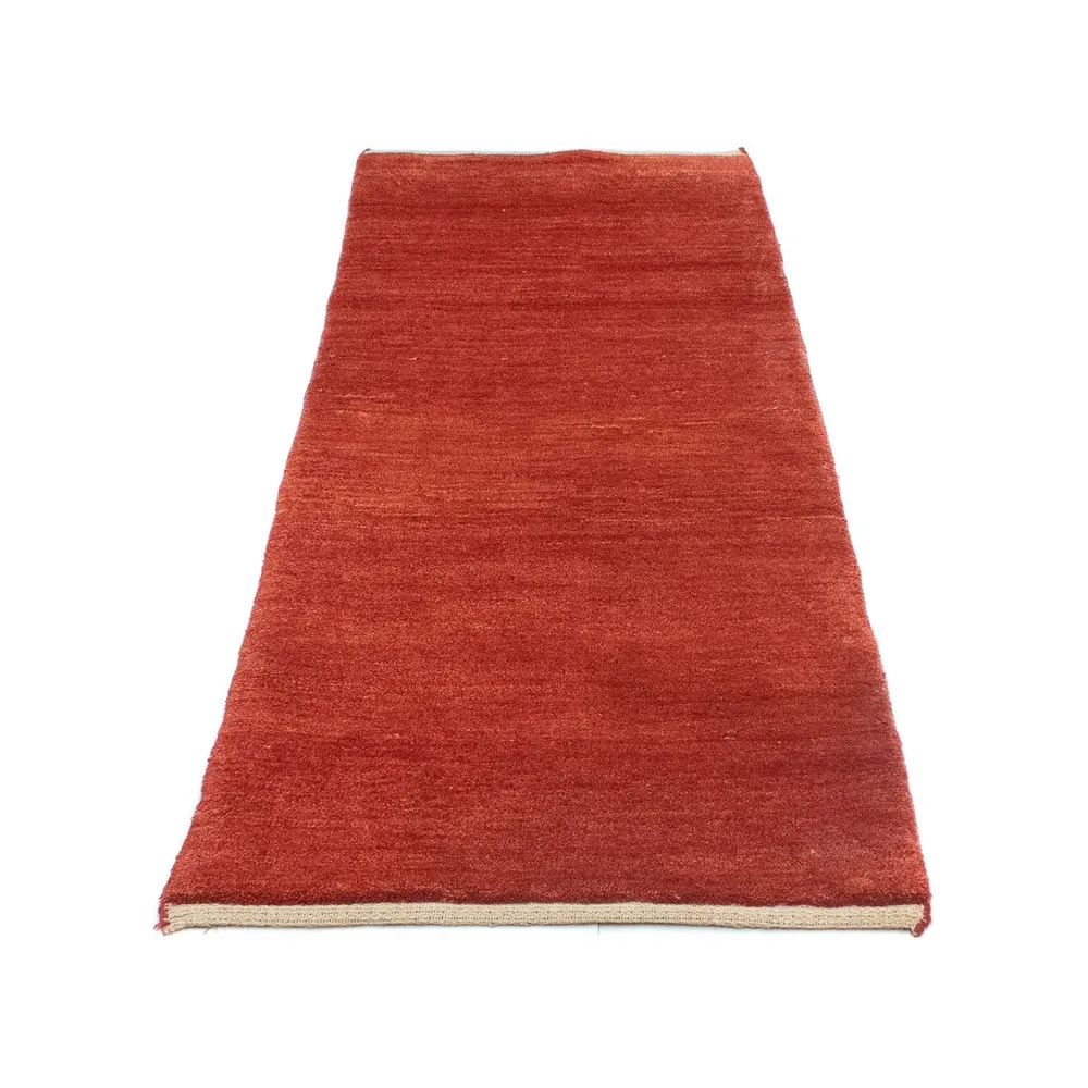 Løper Gabbeh-teppe - persisk - 215 x 72 cm - rød