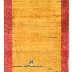 Løper Gabbeh-teppe - persisk - 215 x 70 cm - flerfarget