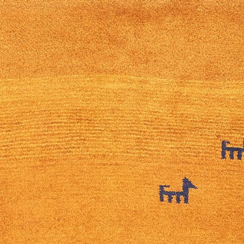 Løper Gabbeh-teppe - persisk - 216 x 82 cm - flerfarget