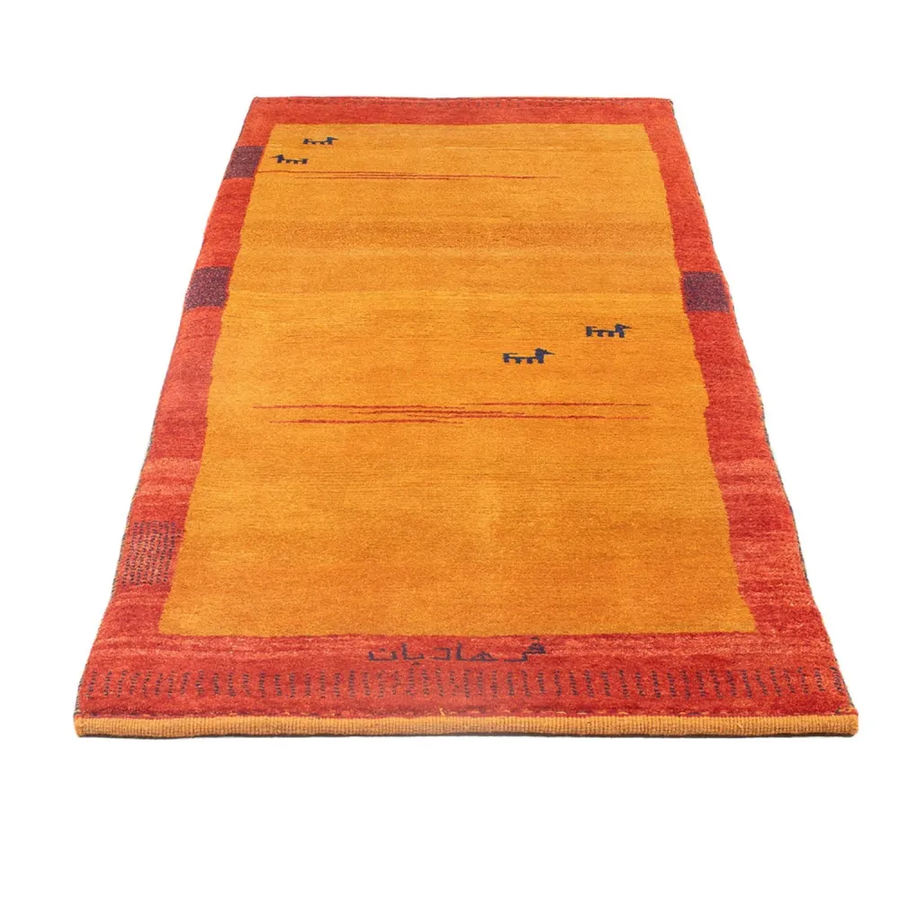 Løper Gabbeh-teppe - persisk - 216 x 82 cm - flerfarget