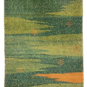 Løper Gabbeh-teppe - persisk - 220 x 82 cm - flerfarget