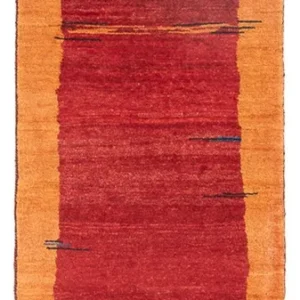 Løper Gabbeh-teppe - persisk - 220 x 70 cm - flerfarget