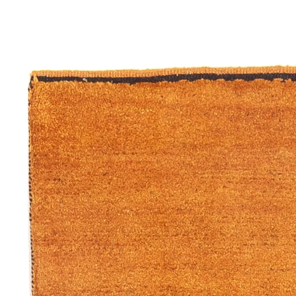 Løper Gabbeh-teppe - persisk - 220 x 74 cm - oransje