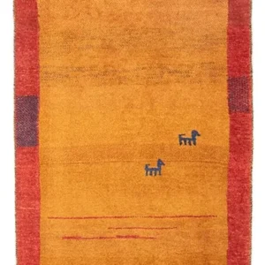 Løper Gabbeh-teppe - persisk - 225 x 80 cm - flerfarget