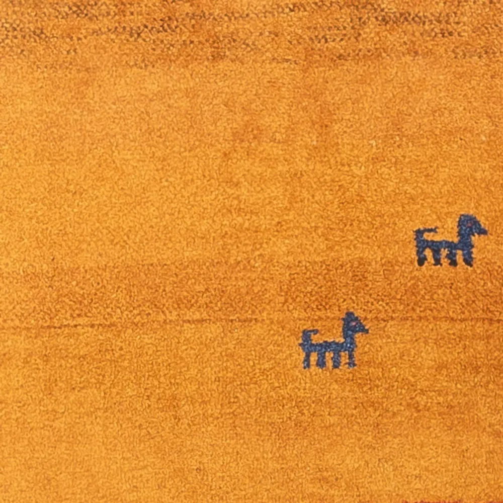 Løper Gabbeh-teppe - persisk - 225 x 80 cm - flerfarget