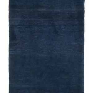 Løper Gabbeh-teppe - persisk - 228 x 80 cm - mørkeblå