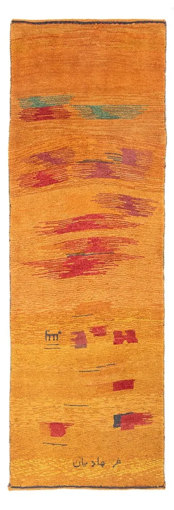 Løper Gabbeh-teppe - persisk - 233 x 80 cm - flerfarget