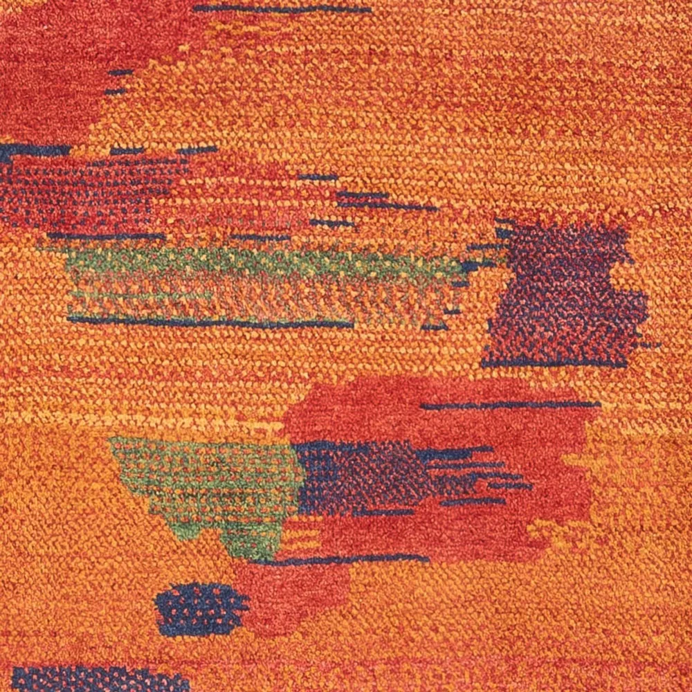 Løper Gabbeh-teppe - persisk - 285 x 83 cm - flerfarget