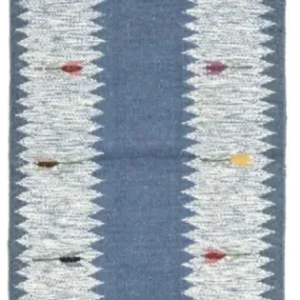 Løper Kelim teppe - Trendy - 250 x 80 cm - blå