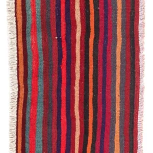 Løper Kelimteppe - Gammelt - 105 x 45 cm - flerfarget