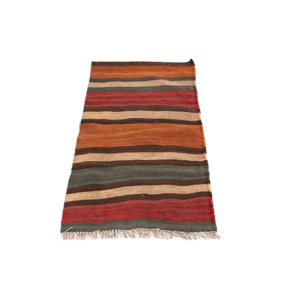 Løper Kelimteppe - Gammelt - 110 x 50 cm - flerfarget