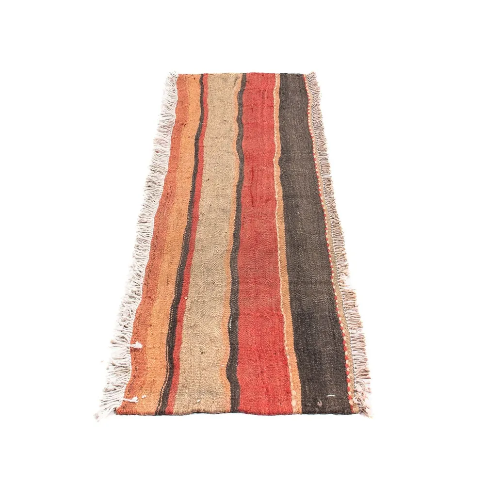 Løper Kelimteppe - Gammelt - 135 x 40 cm - flerfarget