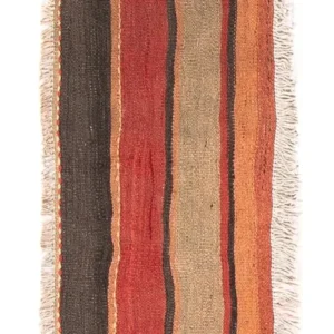 Løper Kelimteppe - Gammelt - 135 x 40 cm - flerfarget