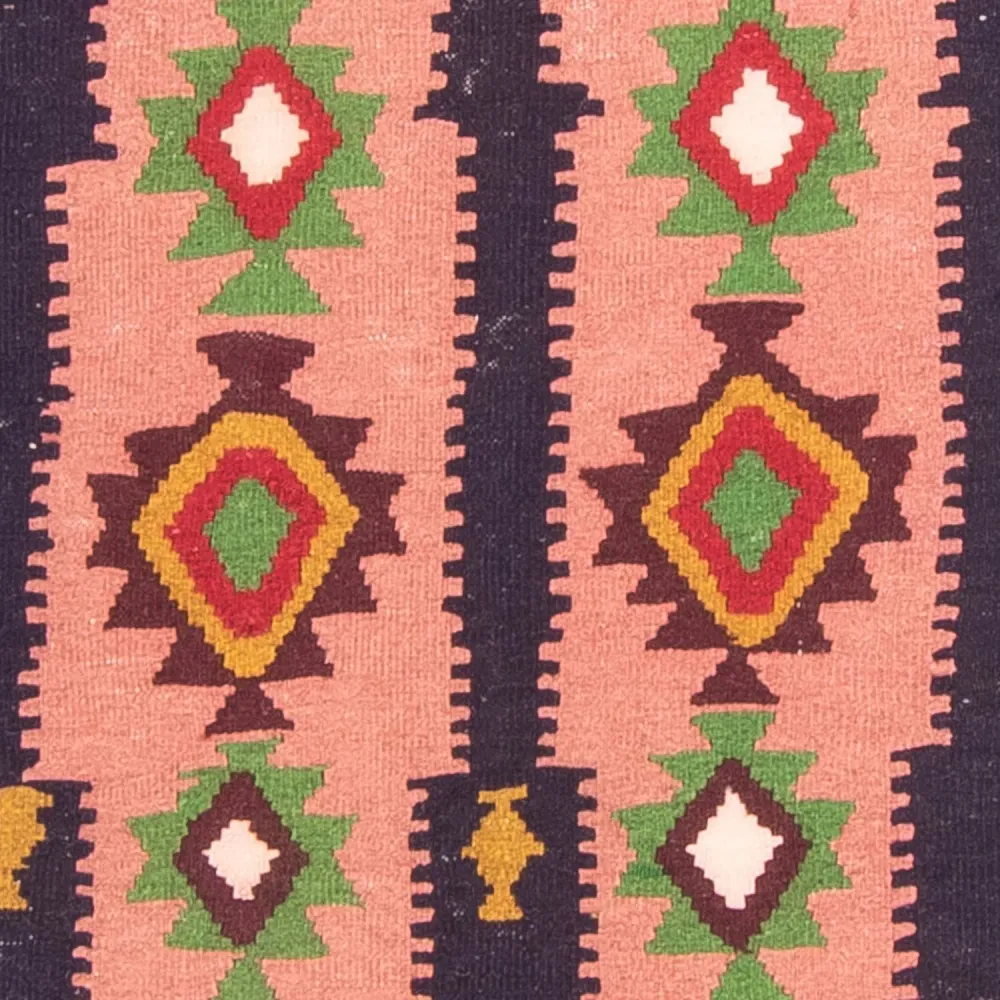 Løper Kelimteppe - Gammelt - 275 x 110 cm - flerfarget