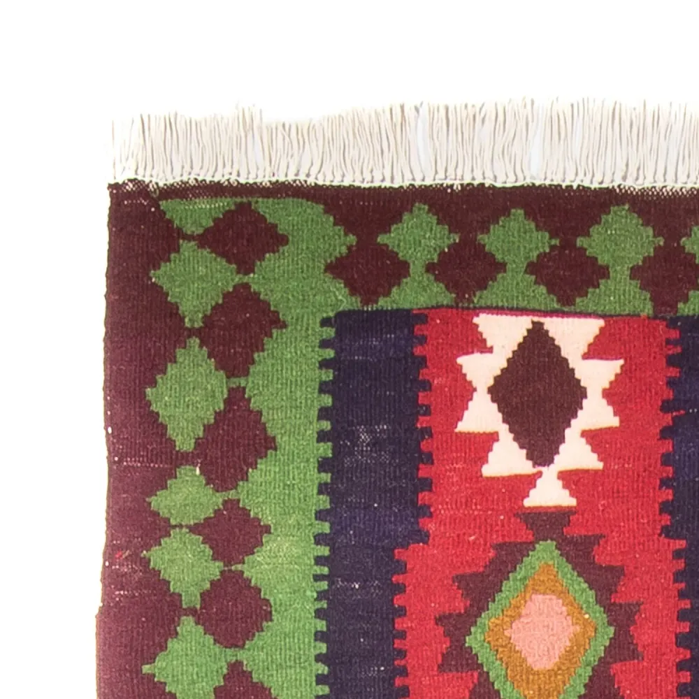 Løper Kelimteppe - Gammelt - 275 x 110 cm - flerfarget