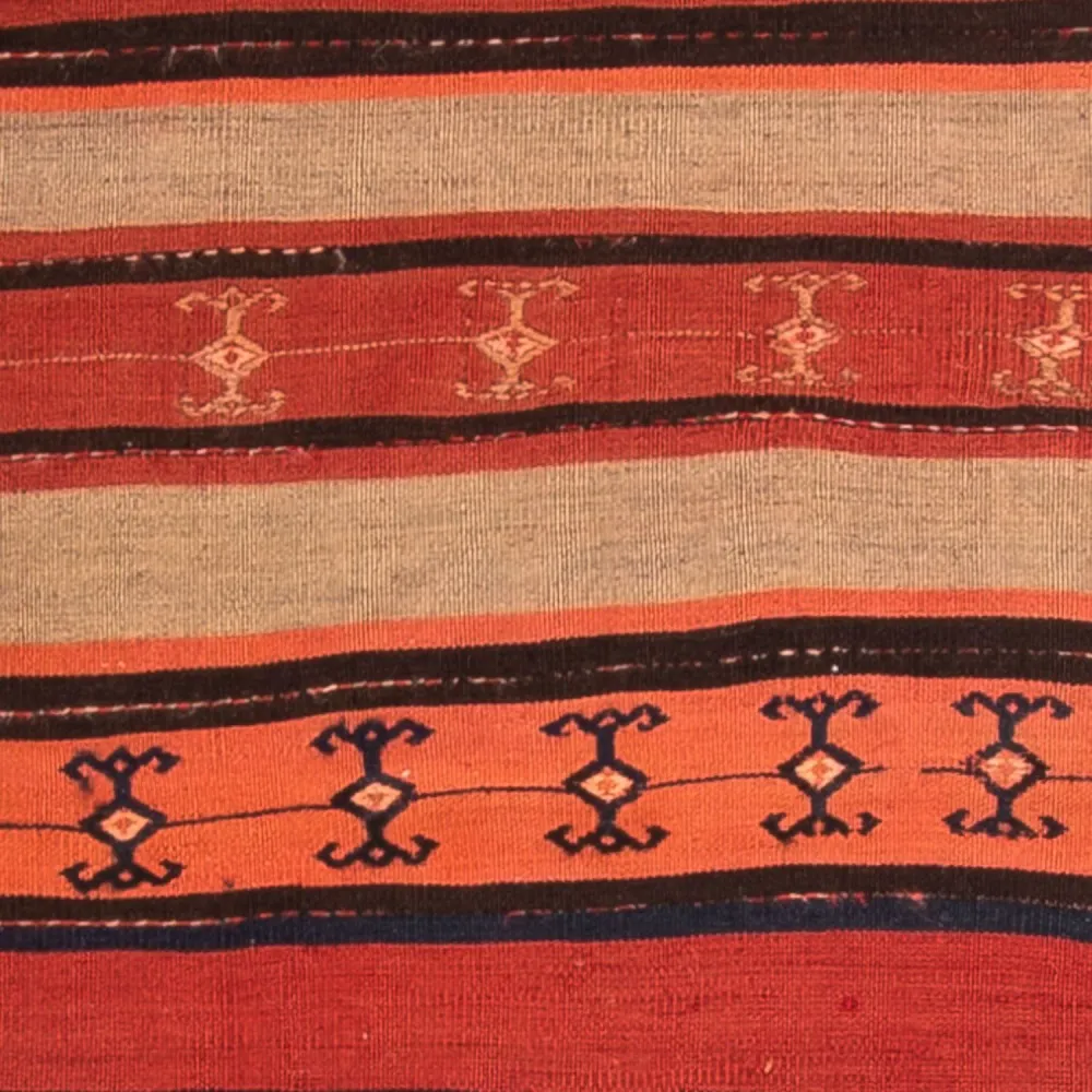Løper Kelimteppe - Gammelt - 280 x 85 cm - flerfarget