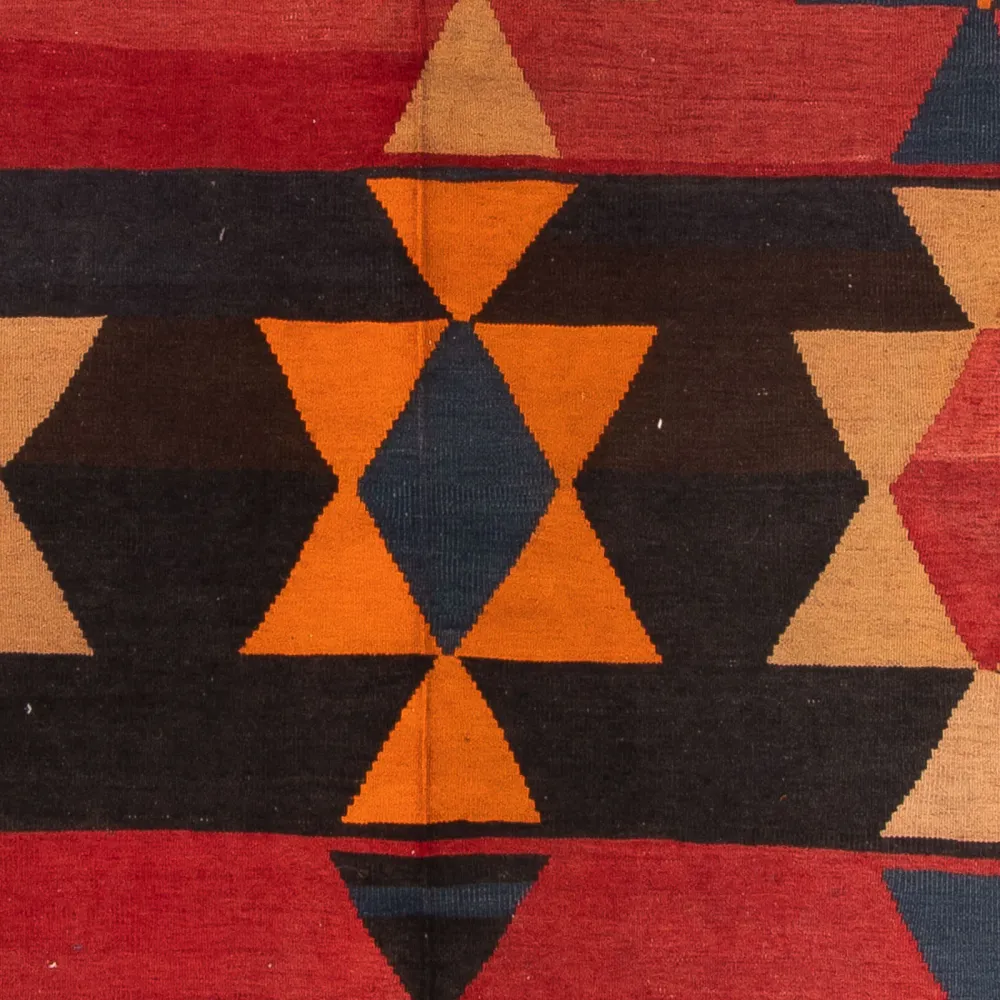 Løper Kelimteppe - Gammelt - 295 x 120 cm - flerfarget