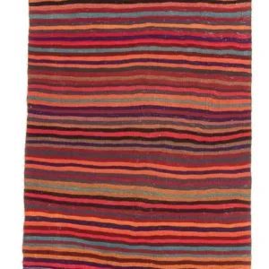 Løper Kelimteppe - Gammelt - 300 x 122 cm - flerfarget