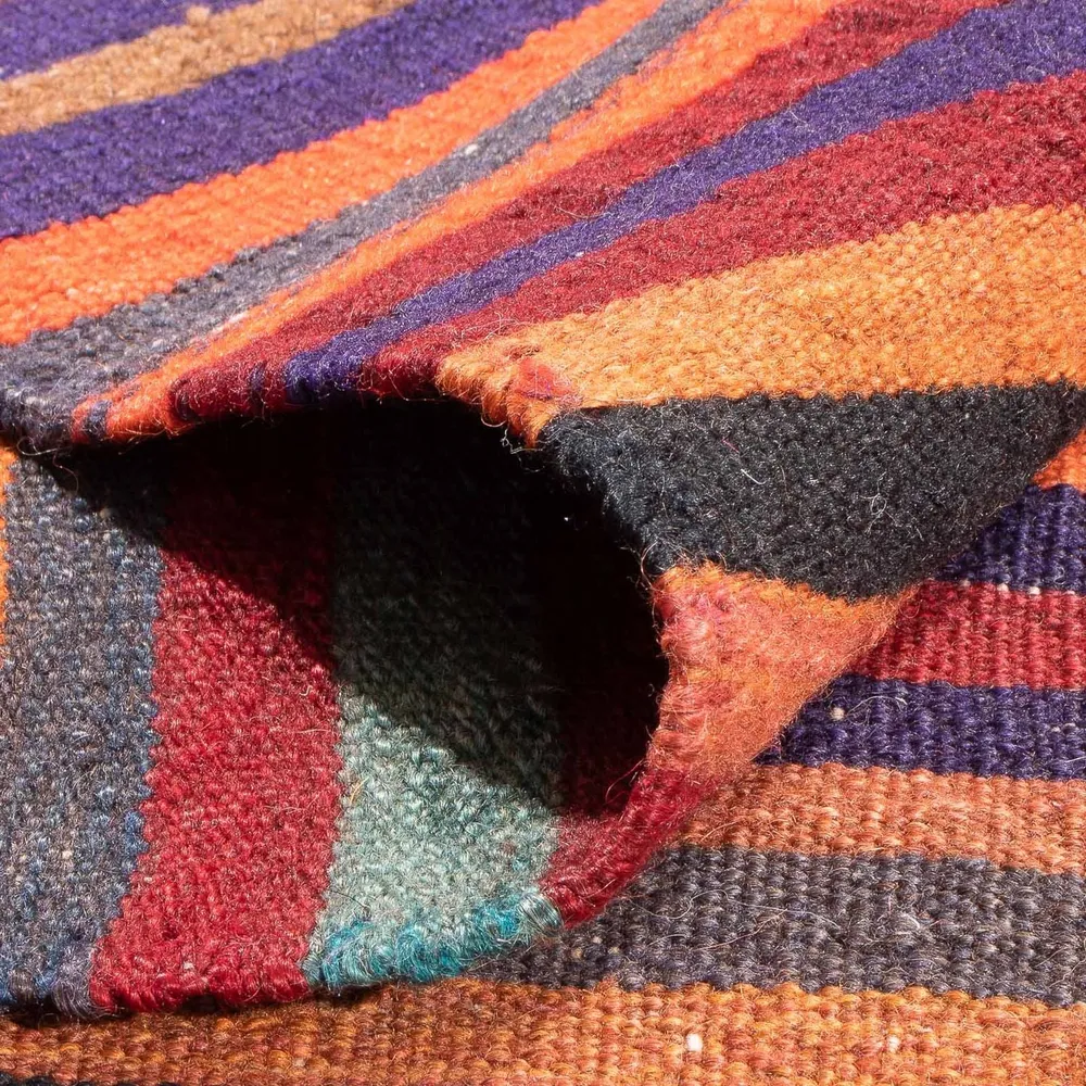 Løper Kelimteppe - Gammelt - 300 x 122 cm - flerfarget