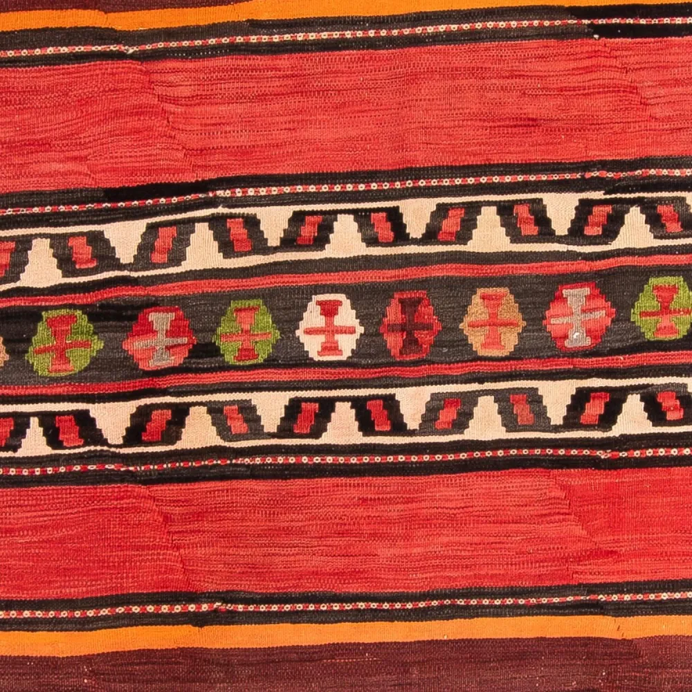 Løper Kelimteppe - Gammelt - 300 x 145 cm - flerfarget