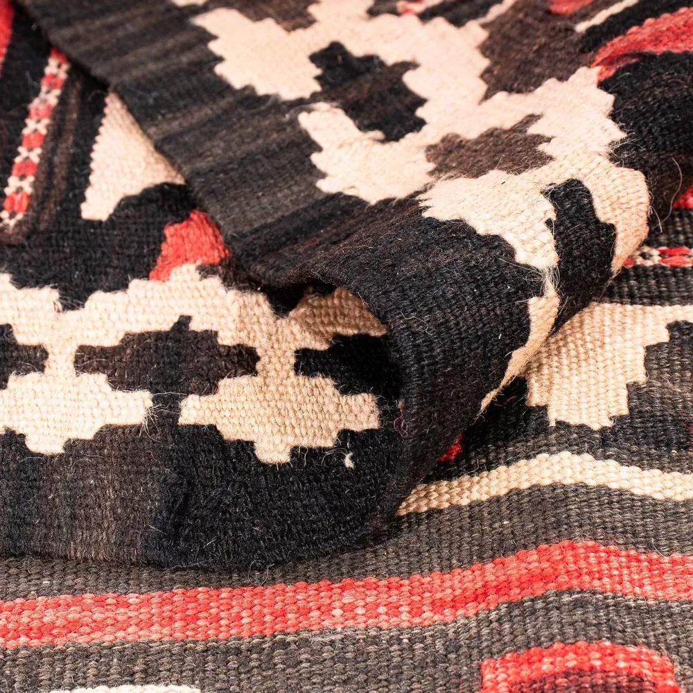 Løper Kelimteppe - Gammelt - 300 x 145 cm - flerfarget